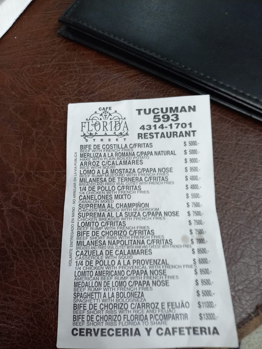 Menu Cafe Florida Restobar-2