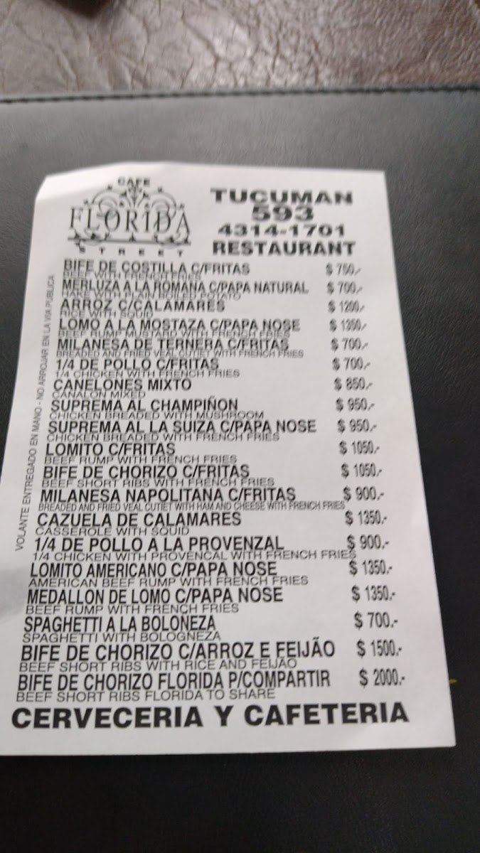 Menu Cafe Florida Restobar-4